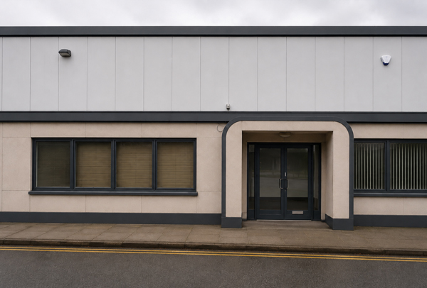 Commercial surface after professional refinishing in Rugby