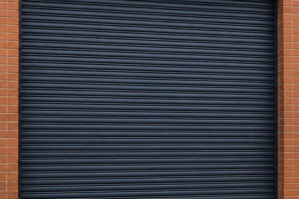 Refreshed roller shutter door after repainting in Milton Keynes