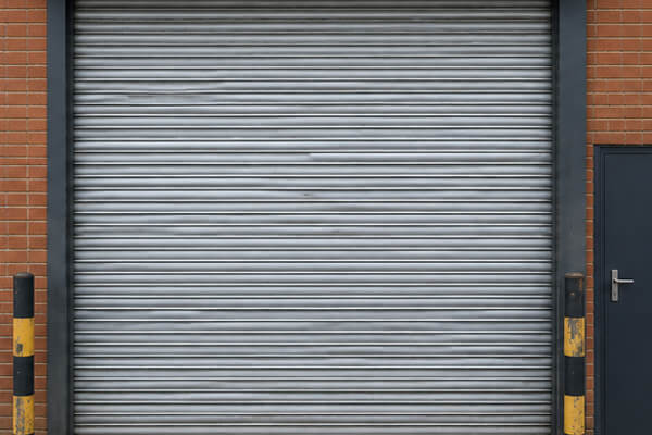 Roller shutter door before colour change in Milton Keynes