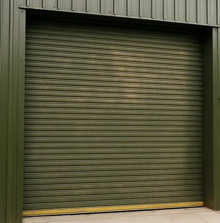 Before Garage Door Spraying