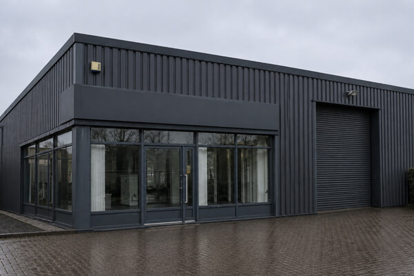 Commercial premises after professional spray painting in Leighton Buzzard