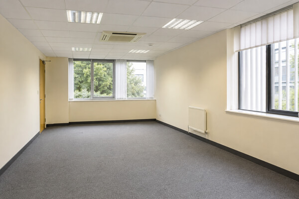 Office doors and woodwork before painting in Milton Keynes