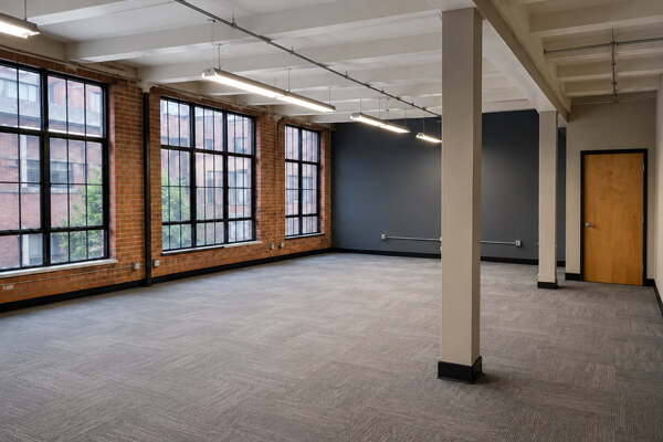 Office after professional repainting in Milton Keynes